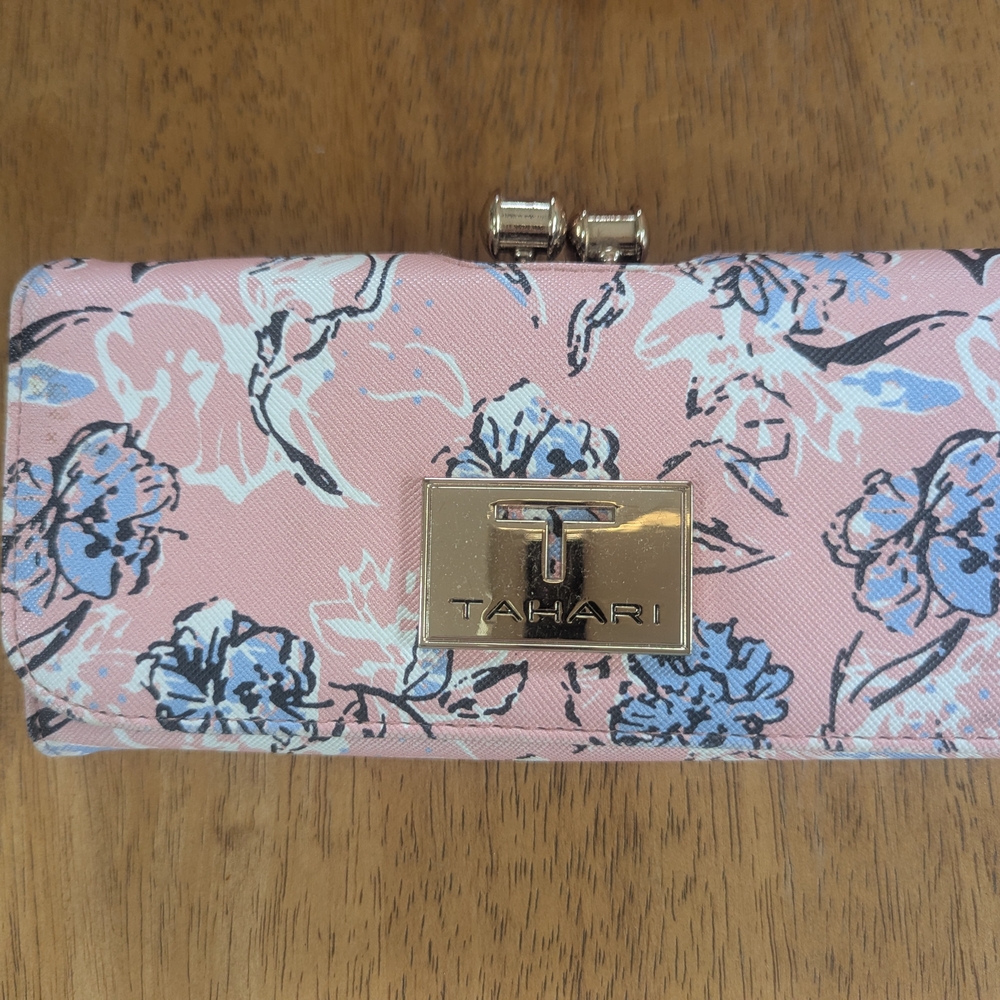 Tahari Pink Floral Women's Clutch